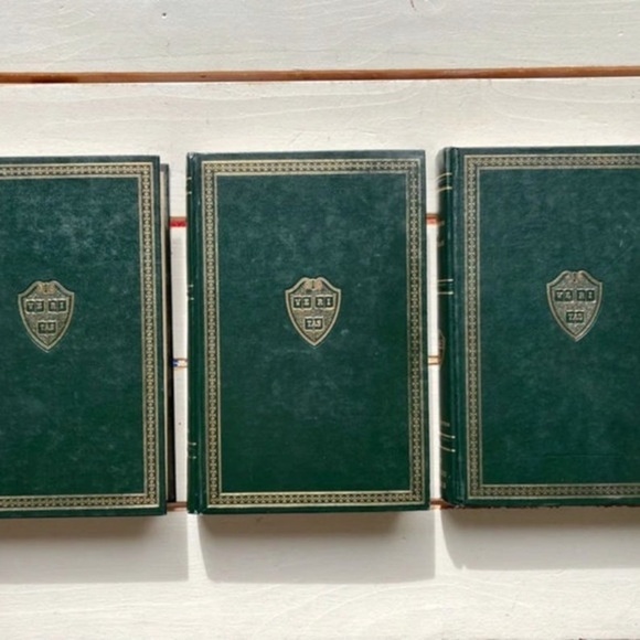 Harvard Classics | Set of 4 Poetry Hardcover Books | Chaucer to Whitman | 1930s - Picture 3 of 6